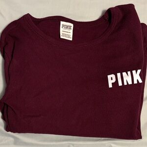 PINK Victoria's Secret Deep Purple Top